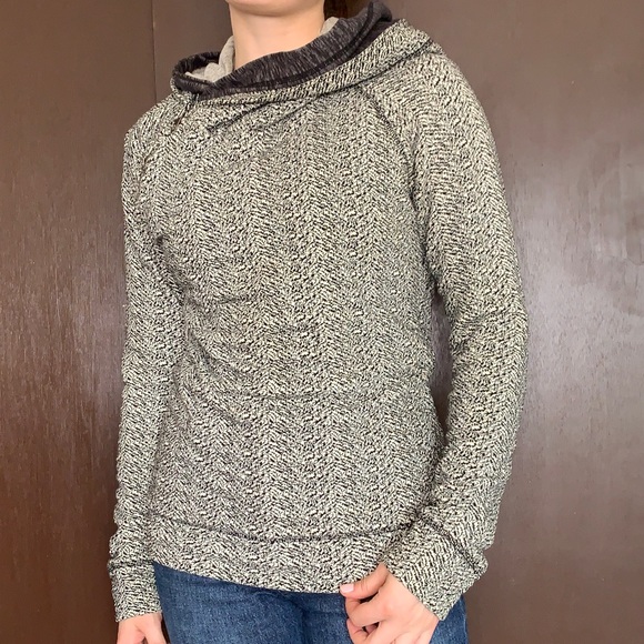Maison Scotch Asymmetric Double Hoodie - Picture 4 of 7